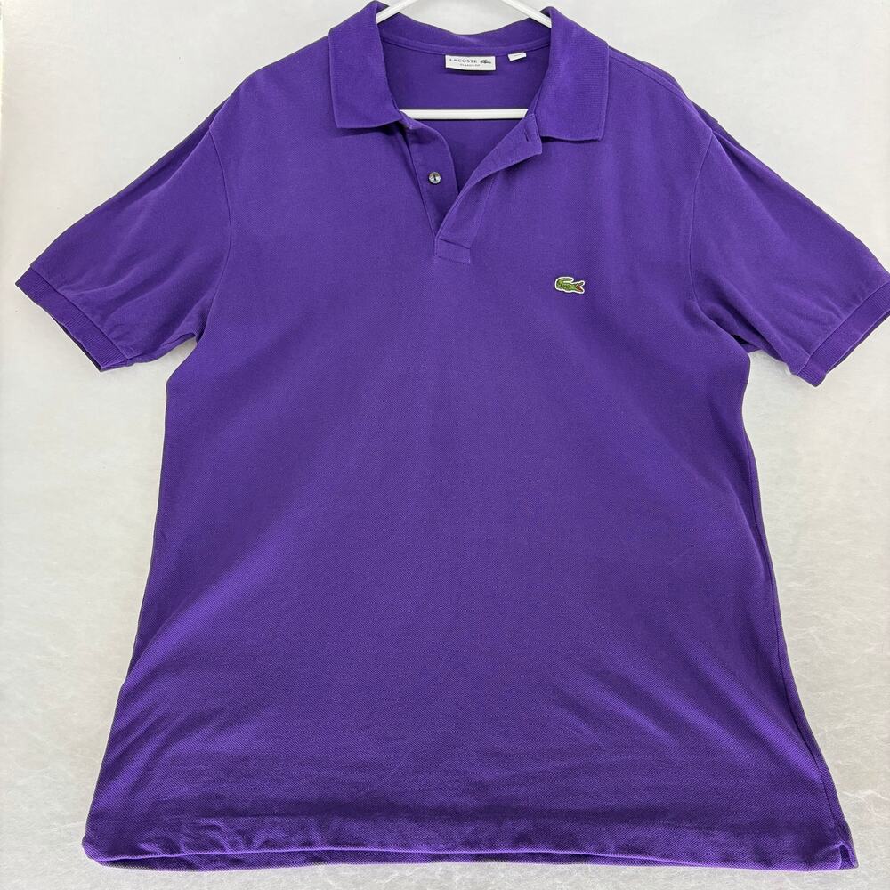 Lacoste Classic Fit Purple Polo 🐊 Size L